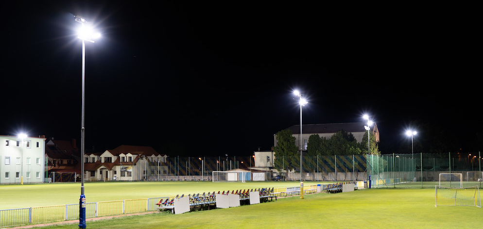 Osvetlenie futbalového ihriska v Bratislave