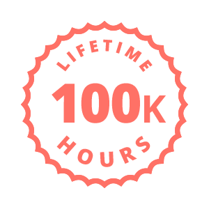Lifetime 100 000 hours