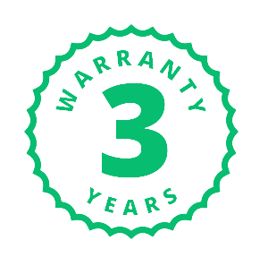 Warranty 3 years