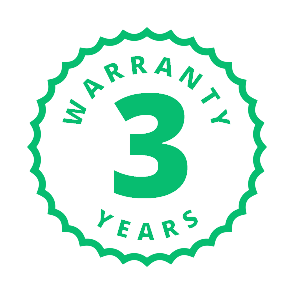 3-year warranty